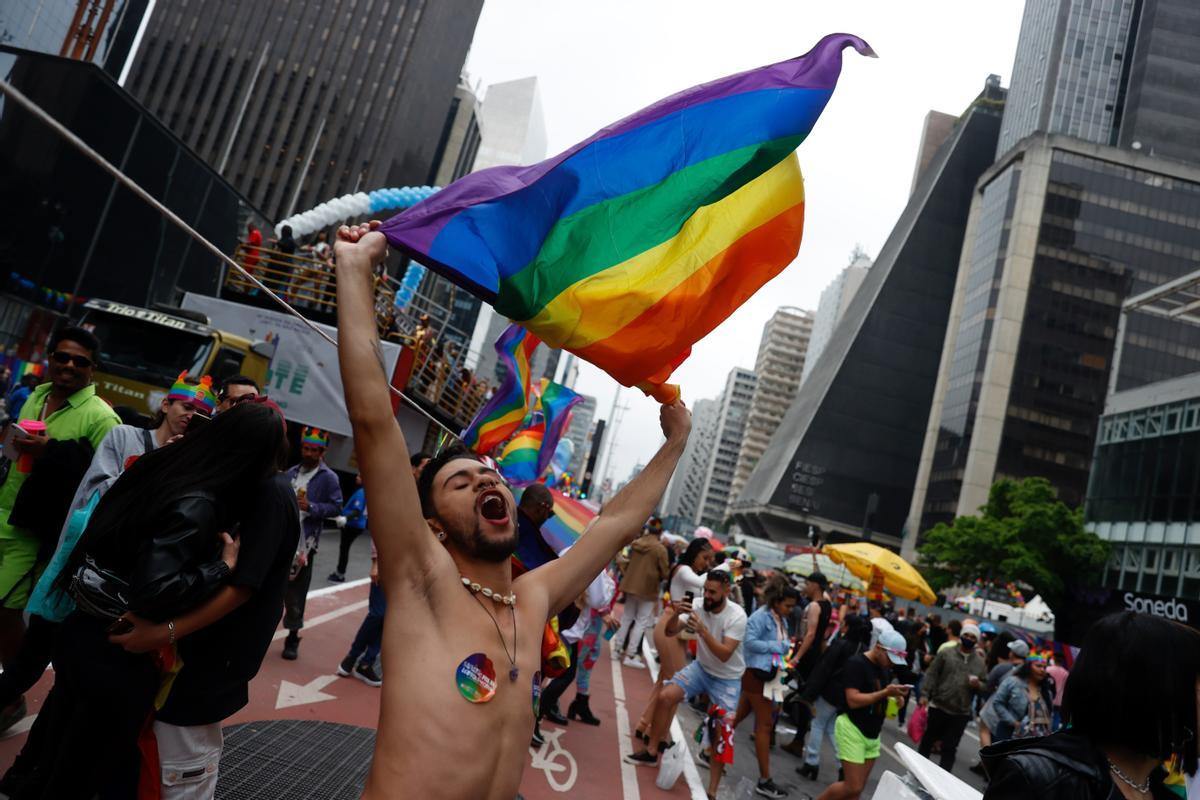 Desfile del Orgullo Gay en Sao Paulo