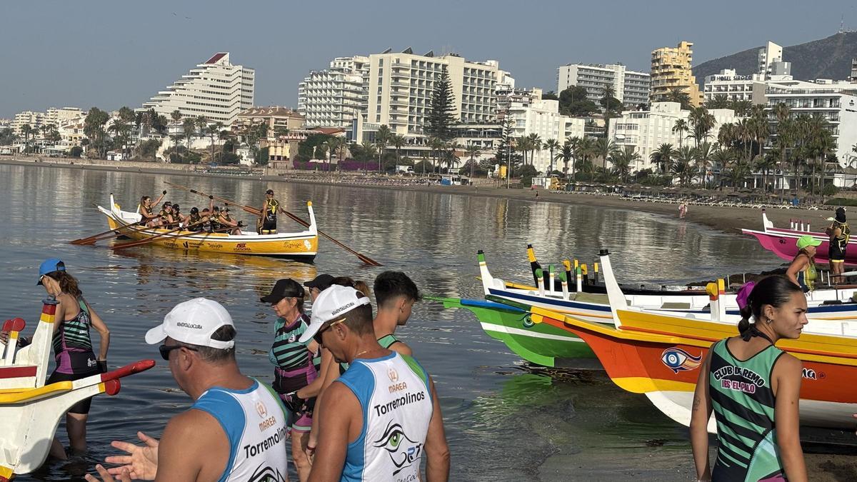 Gran jornada de la Liga de jábegas en Benalmádena.