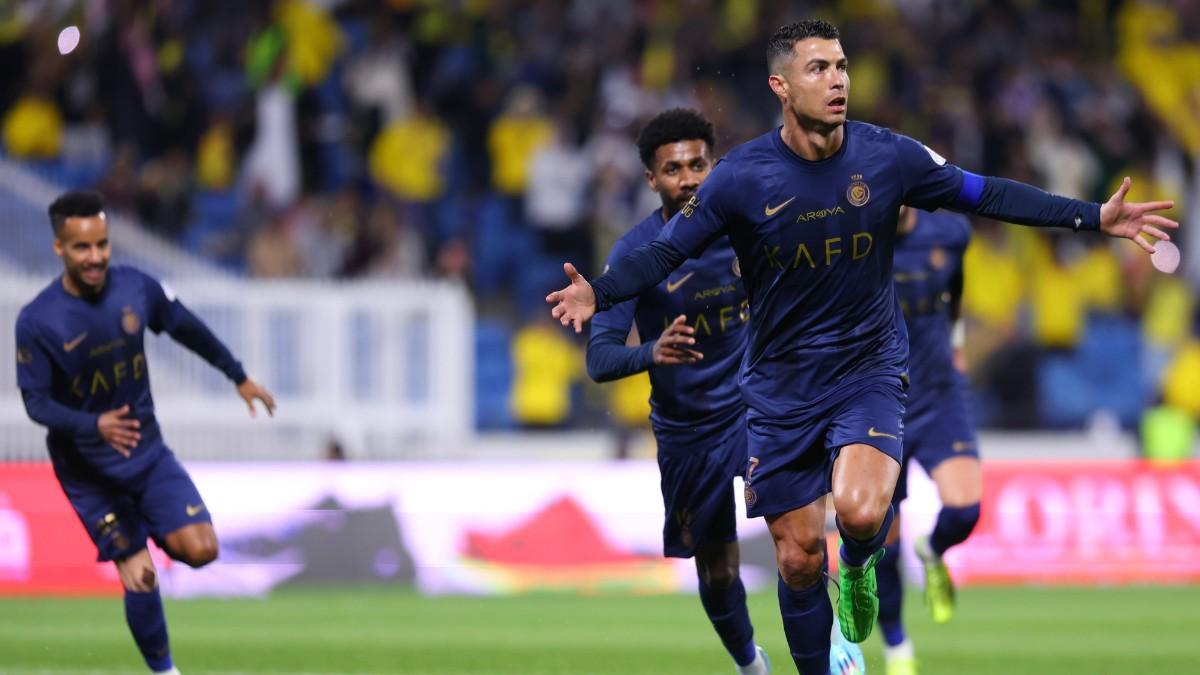 Cristiano celebra uno de sus goles