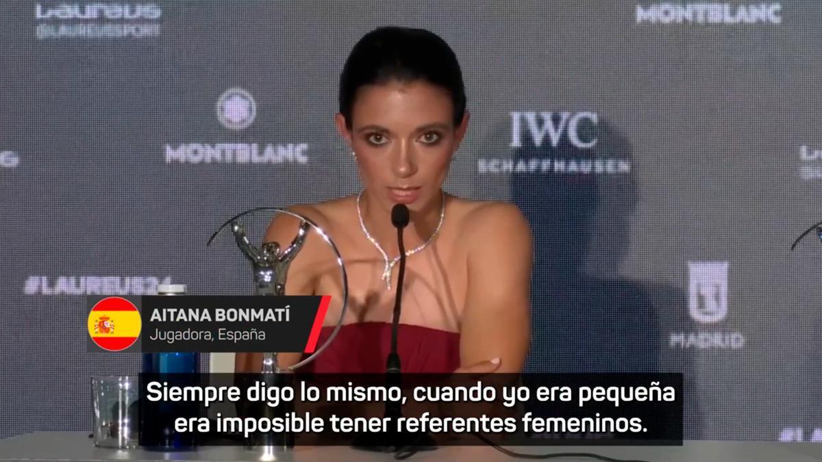 Aitana Bonmatí: "Nos hemos convertido en referentes"