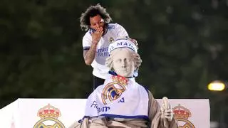 El Real Madrid se reencuentra con la diosa Cibeles para celebrar el título de liga con su afición