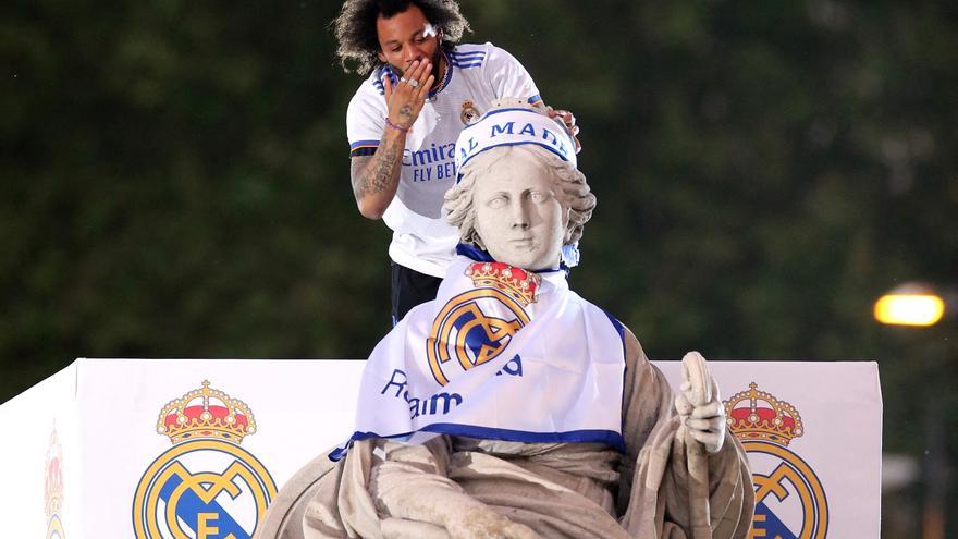 El Real Madrid se reencuentra con la diosa Cibeles para celebrar el título de liga con su afición