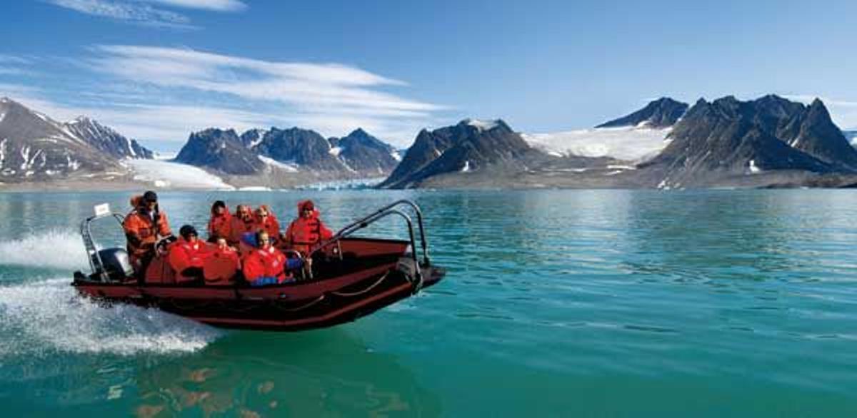 Excursión por el glaciar Mónaco.