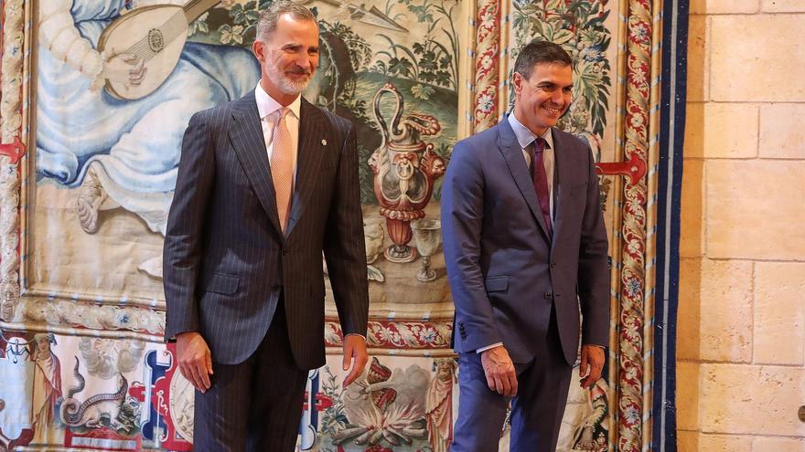 Pedro Sánchez y el Rey mantienen su tradicional despacho de verano en Mallorca