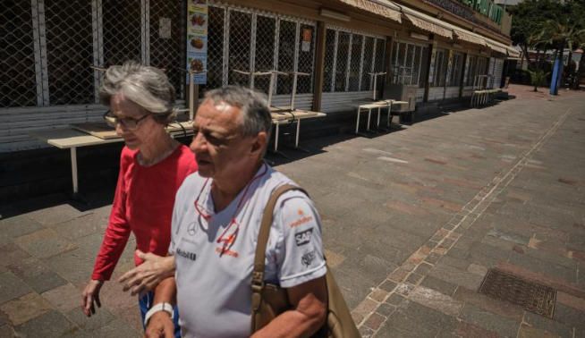 Primera fase de la desescalada en sur de Tenerife.