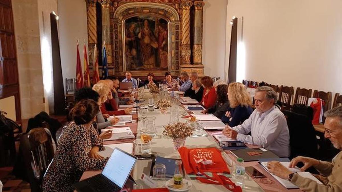 Pleno de la AVL celebrado en Alzira en 2022 con motivo de la capitalidad cultural de la ciudad