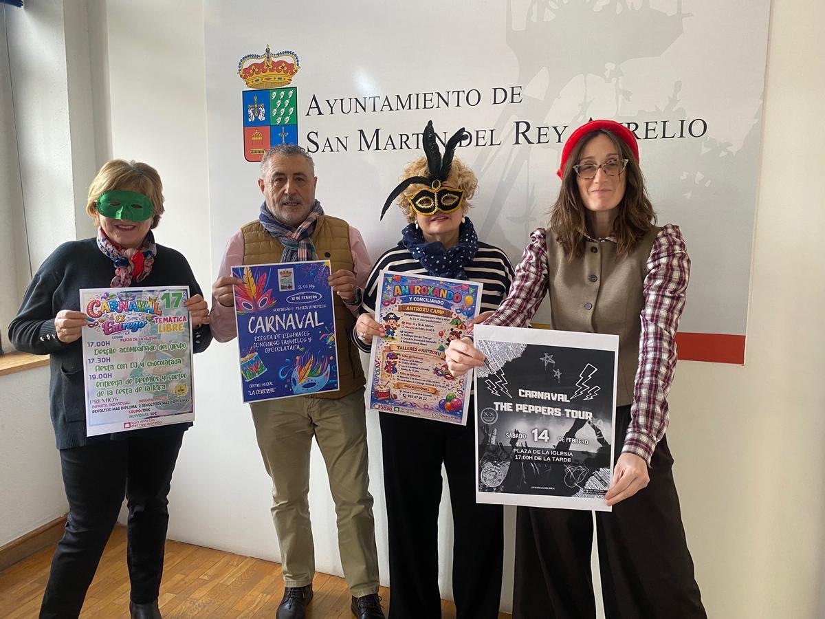 La presentación del Antroxu en San Martín.