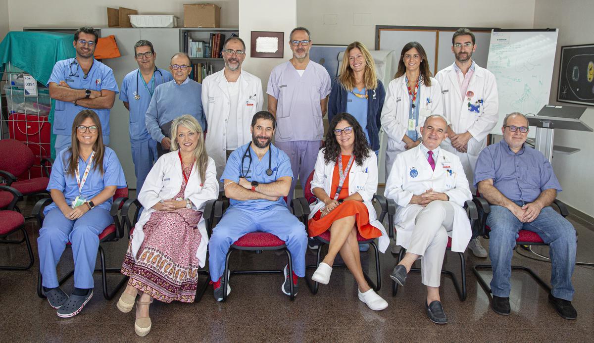 Comité del trasplante hepático en Alicante.