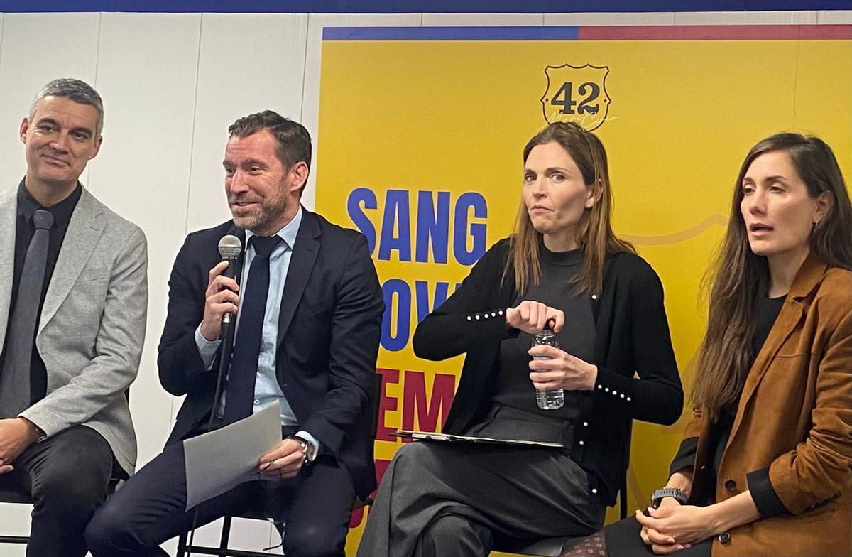 Marc Ciria, junto a parte de su equipo de campaña.