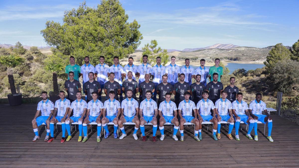 Foto oficial del Málaga CF 2023/24.