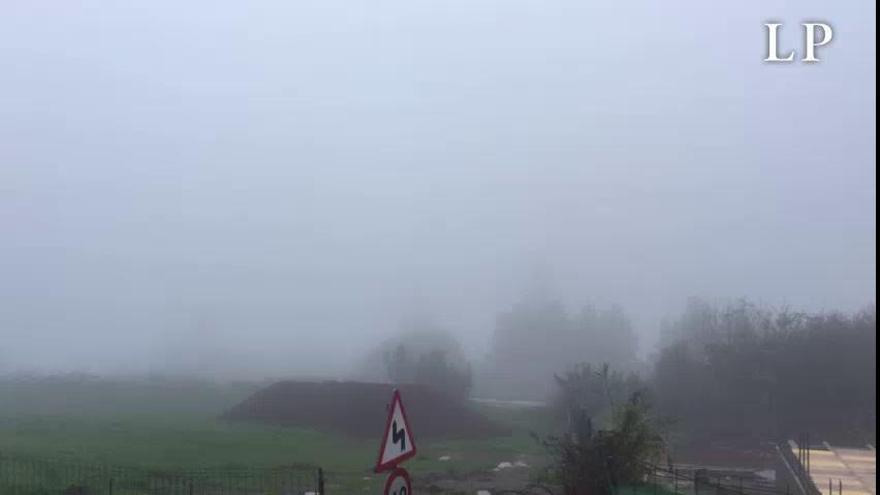 Viernes de lluvia y niebla en Gran Canaria