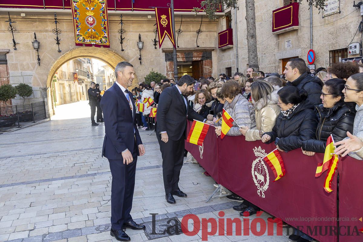 Visita de los reyes de España a Caravaca (Ayuntamiento)