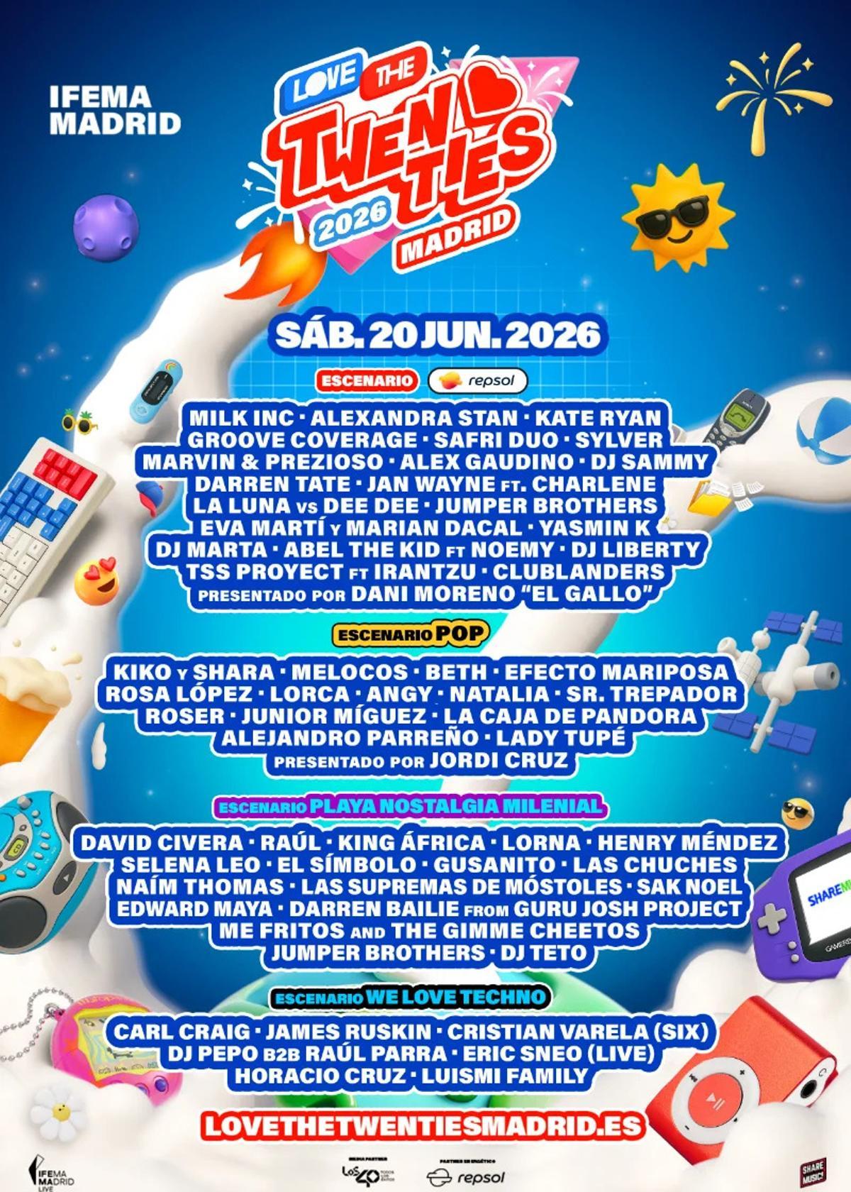 Cartel de 'Love the Twenties Festival' 2026.