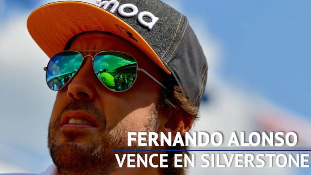 Fernando Alonso vence en Silverstone