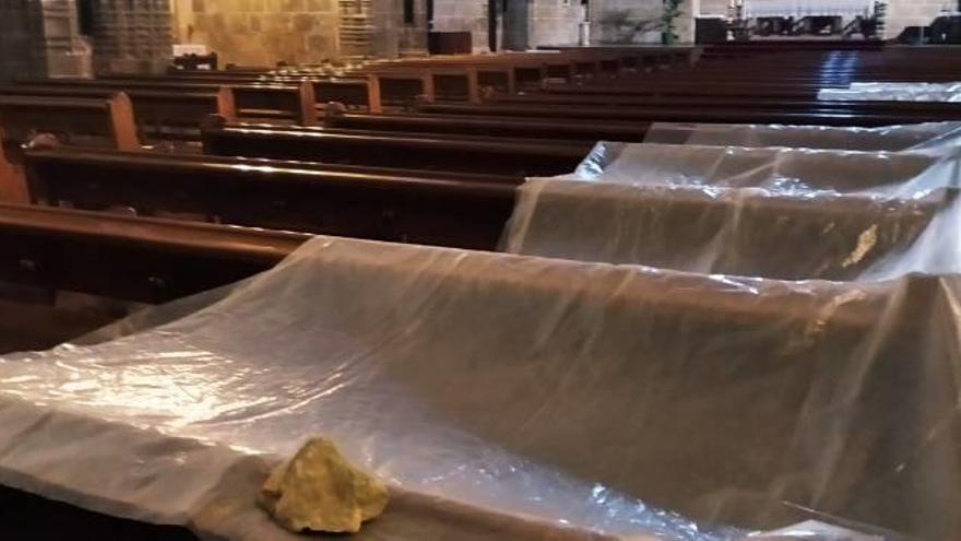 Goteras en la iglesia de Xàbia, una de las joyas del gótico valenciano