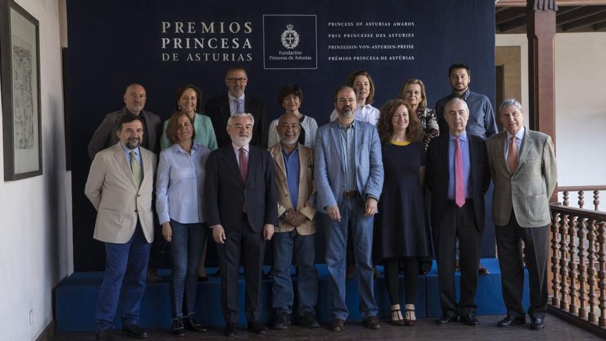 El jurado de los Premios Princesa de Asturias de las letras