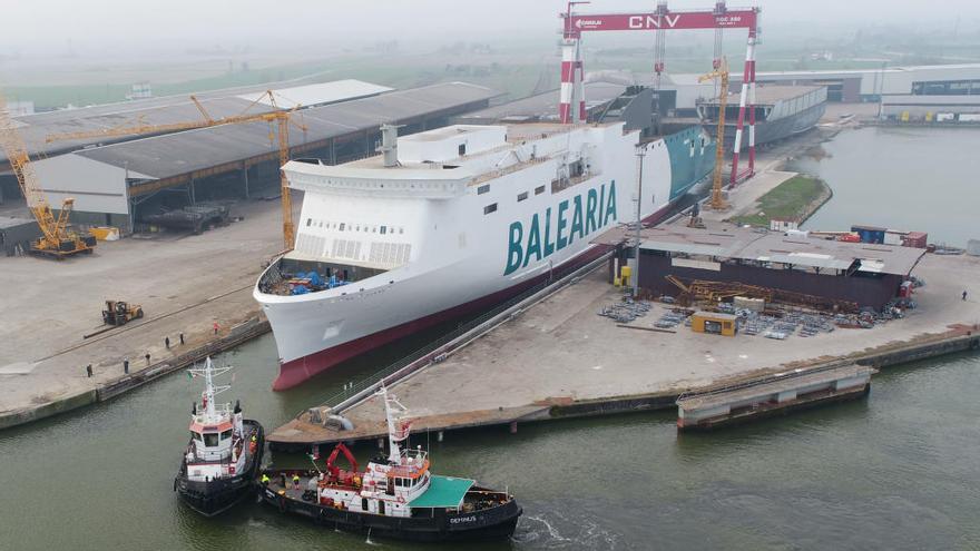 El nuevo ferry de Baleària.