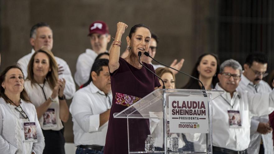 Claudia Sheinbaum,  ganadora de las elecciones en México.