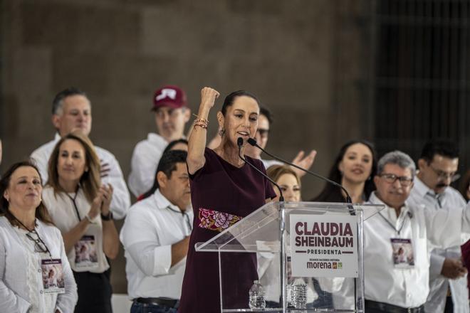 Claudia Sheinbaum, exjefa de Gobierno de la Ciudad de México, es la candidata del gobernante partido Morena para los comicios de junio de 2024.