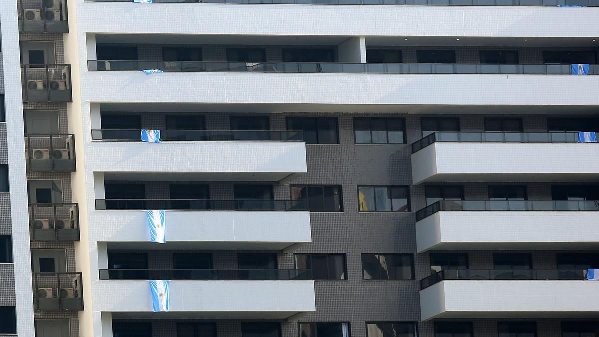 Edificios de apartamentos de la Villa Olímpica de Río de Janeiro