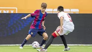 Tropezón inesperado en el debut del sub-13 del Barça en Orlando