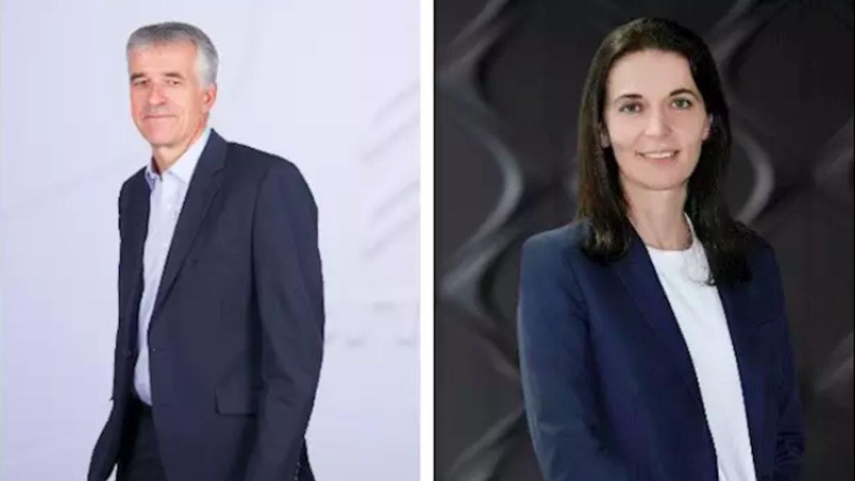 Vincent Cobee (izquierda) y Beatrice Foucher, nuevos líderes de Citroën y DS.