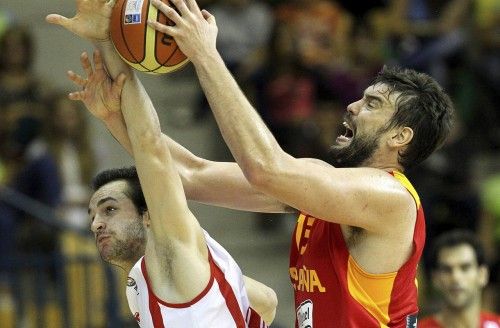 Las imágenes del partido entre España-Georgia del Eurobasket