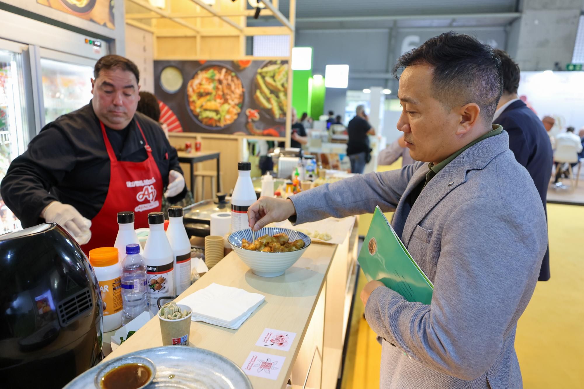 La presencia gallega es destacada en la feria Alimentaria Barcelona.