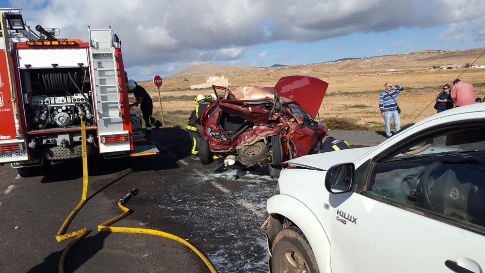 Accidente de tráfico en Fuerteventura (28/11/16)