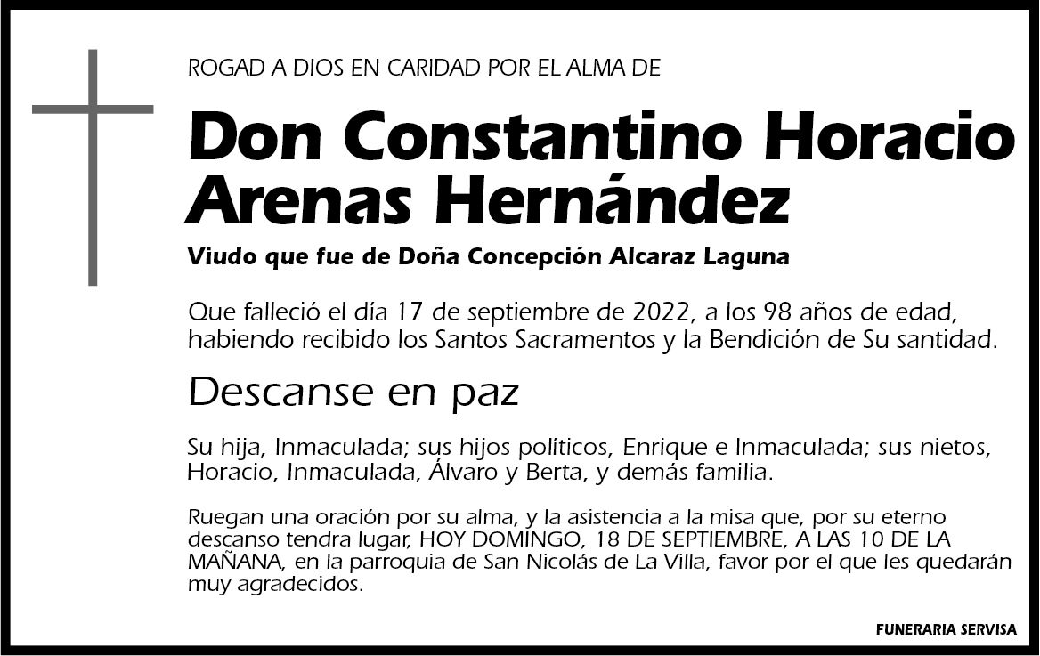 Constantino Horacio Arenas Hernández