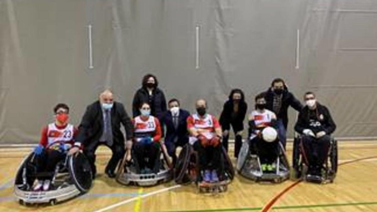 La Fundació La Caixa i CaixaBank col·laboren amb la secció Wheelchair Rugby del Club Rugby Manresa  | ARXIU PARTICULAR