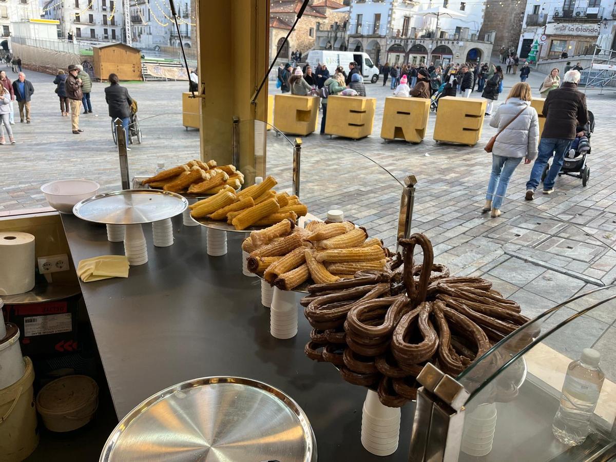Los churros que van a vender.