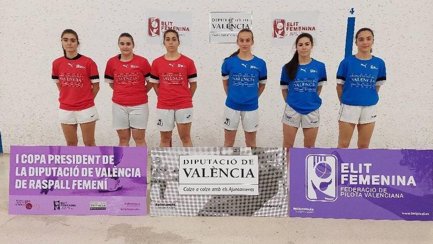Irene-Mar-Marta i Aida-Joana-Fanni lideren la Copa President Diputació de València de Raspall