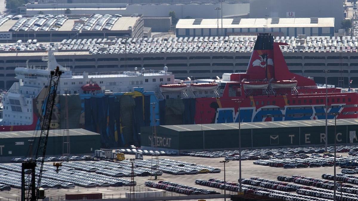 Interior cubre con lonas los dibujos de Piolín en los barcos del puerto