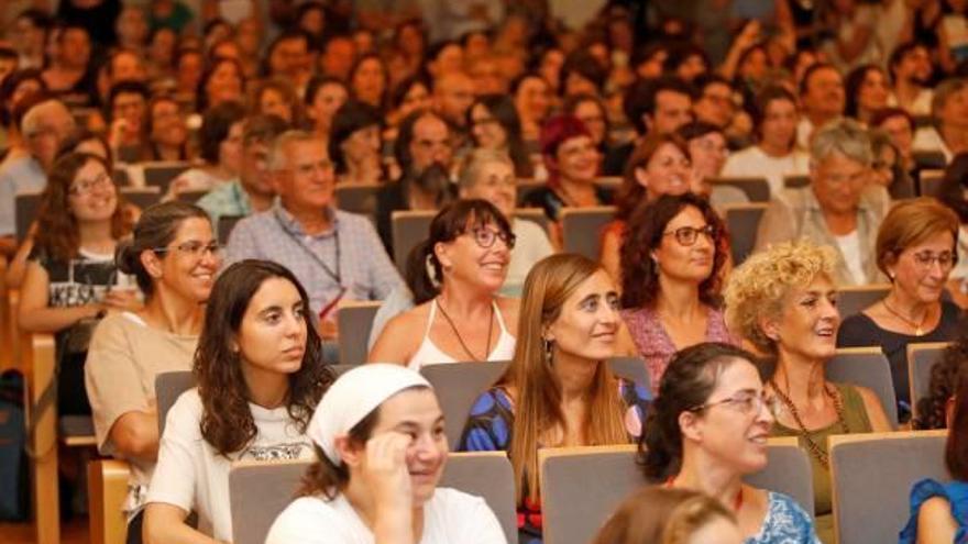 Presentació dels recursos educatius, ahir, a la Casa de Cultura.