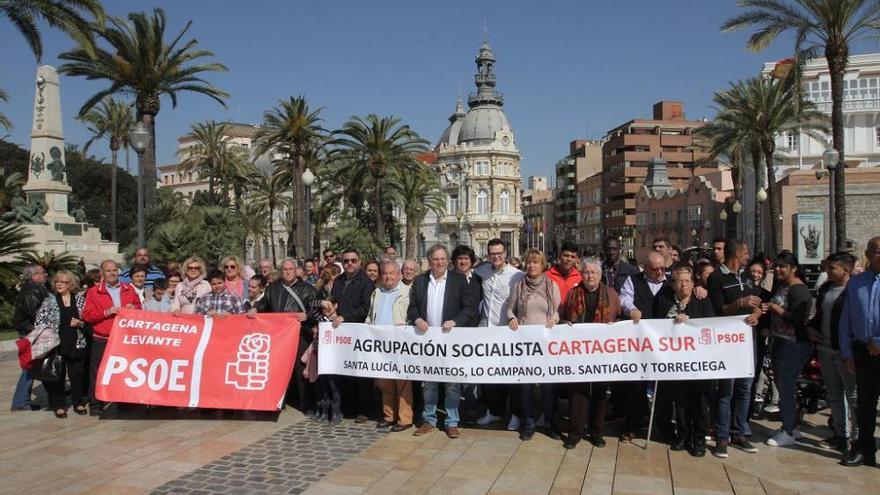 Susana Díaz da un mitin en Cartagena