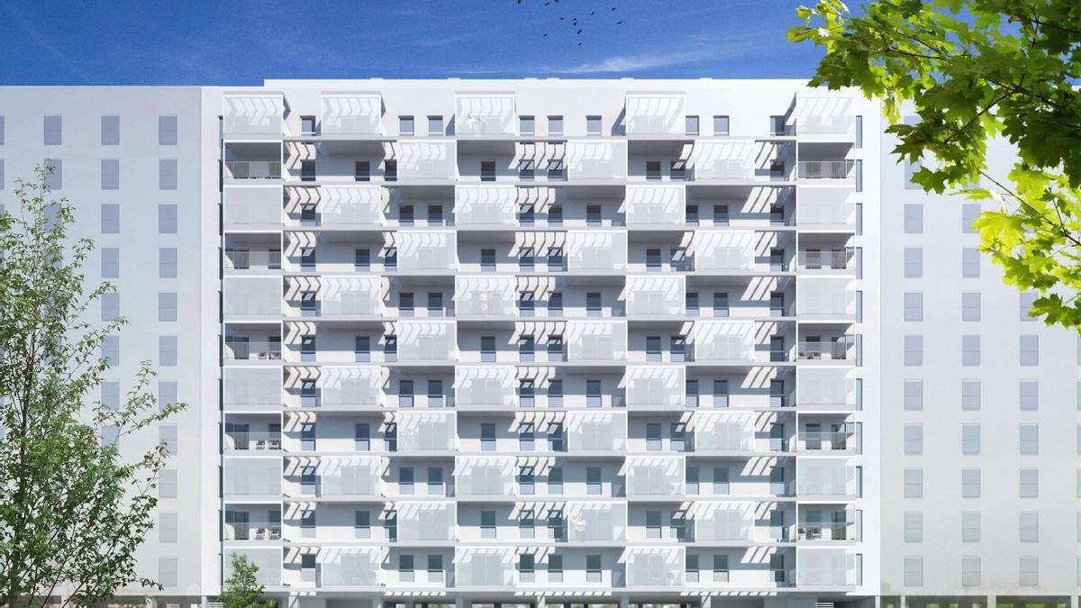 Proyecto de 138 viviendas diseñado por el estudio murciano de arquitectura MCEA