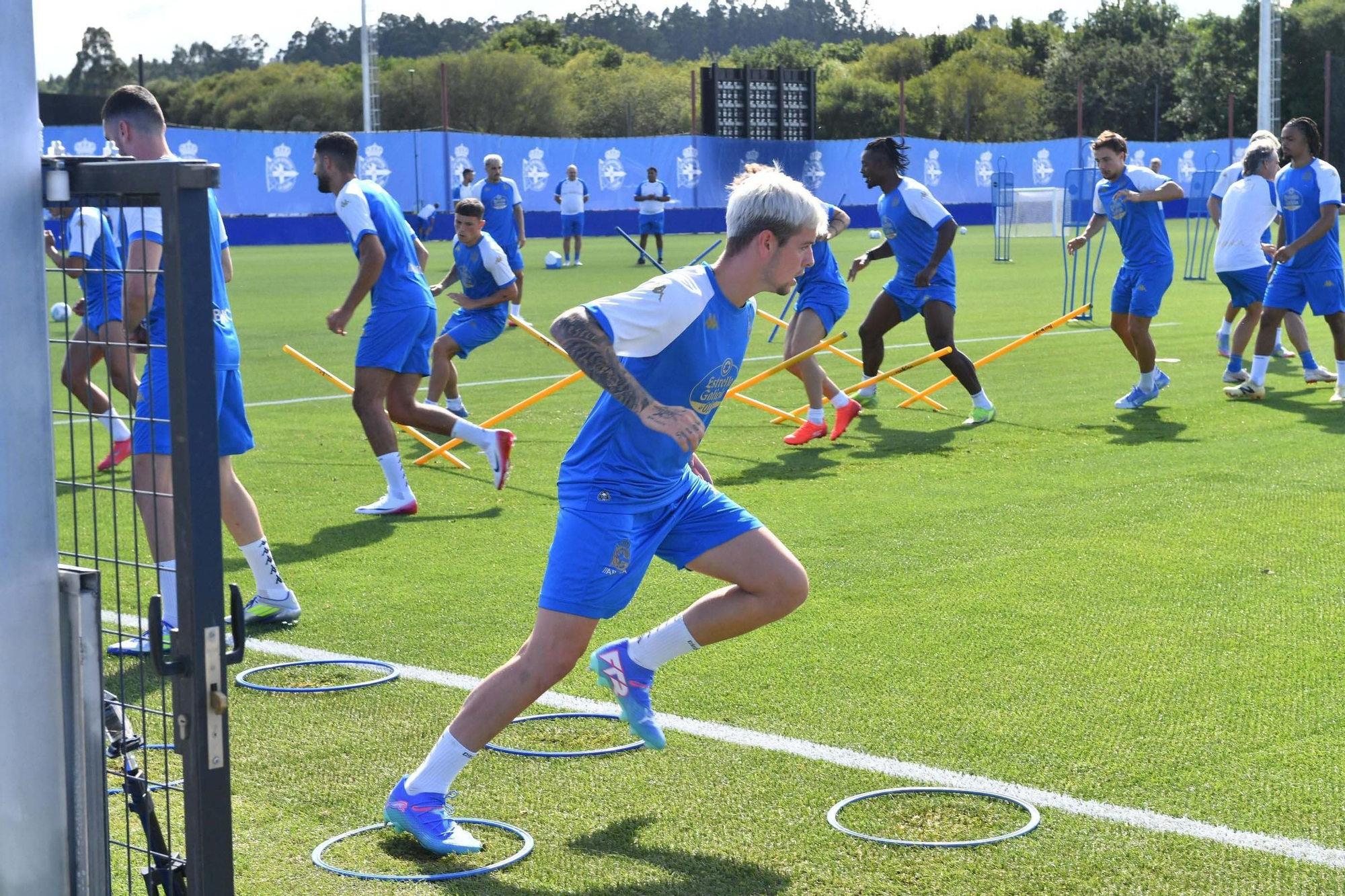 Primer entrenamiento bajo las órdenes de Antonio Hidalgo