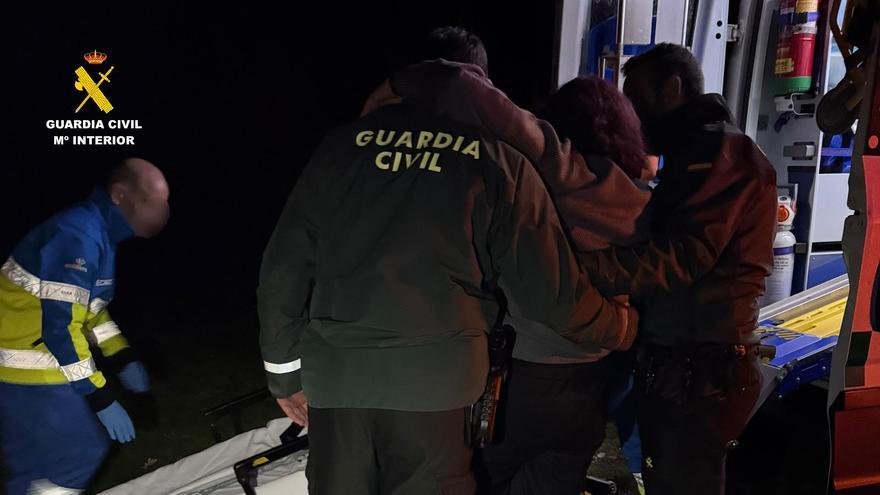 Rescatan a una senderista accidentada en el Puerto de Santa Clara: la orografia "dificultaba" el acceso