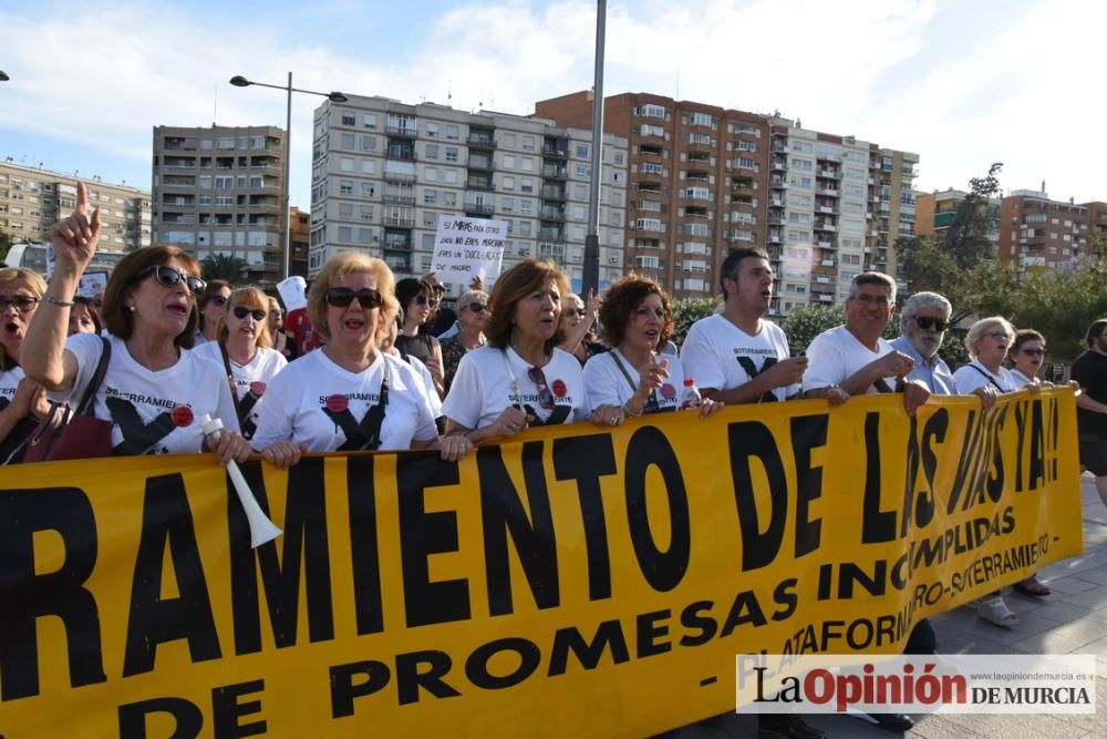 Manifestación por el Soterramiento en Murcia