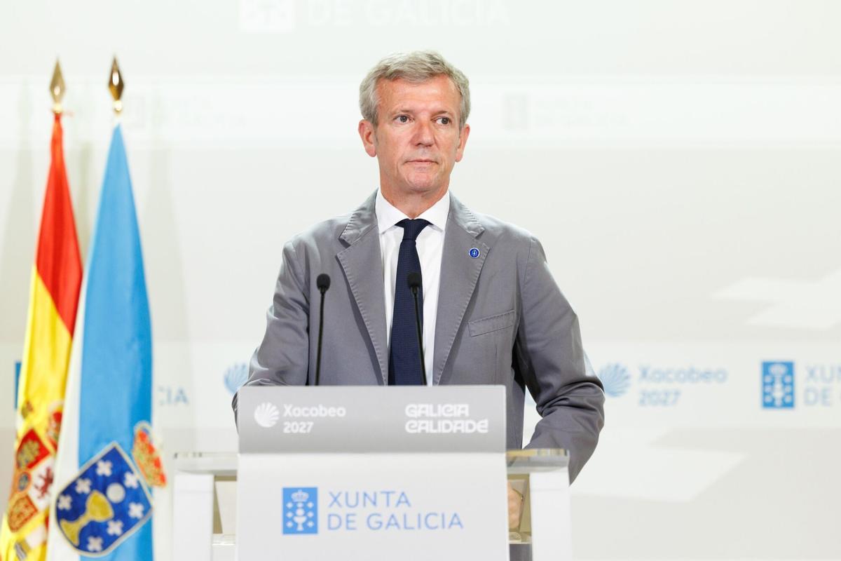 El presidente de la Xunta, Alfonso Rueda.