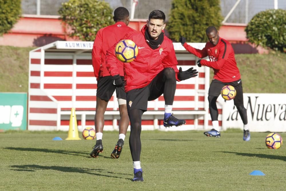 Entrenamiento del Sporting