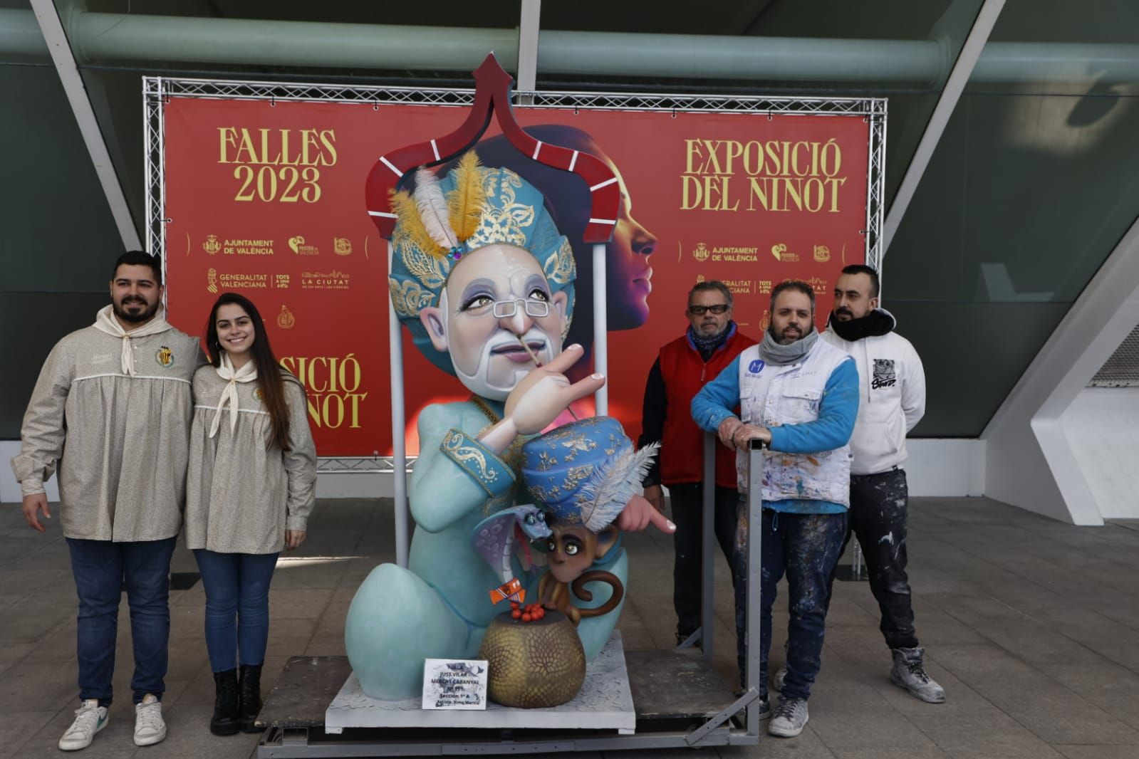 Llegan los primeros "ninots" a la Exposición de Fallas 2023