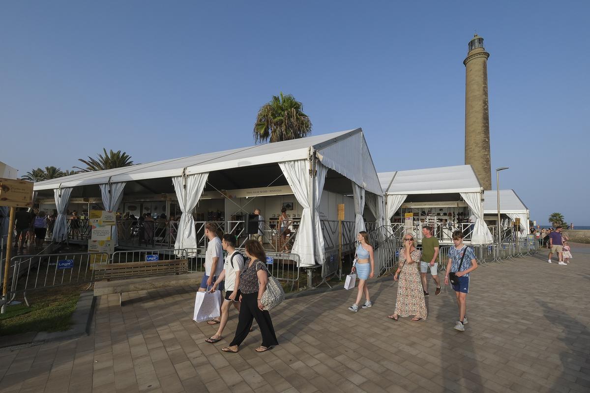 13-08-2024 SAN BARTOLOMÉ DE TIRAJANA. Feria de Artesanía del Faro de Maspalomas  | 13/08/2024 | Fotógrafo: Andrés Cruz