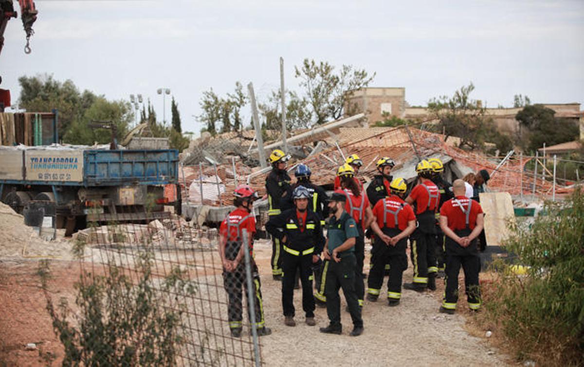 Un obrero de 36 años muere al derrumbarse un edificio en Marratxí