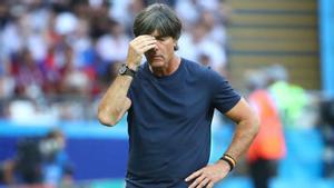 Joachim Löw, en un partido de la selección alemana.