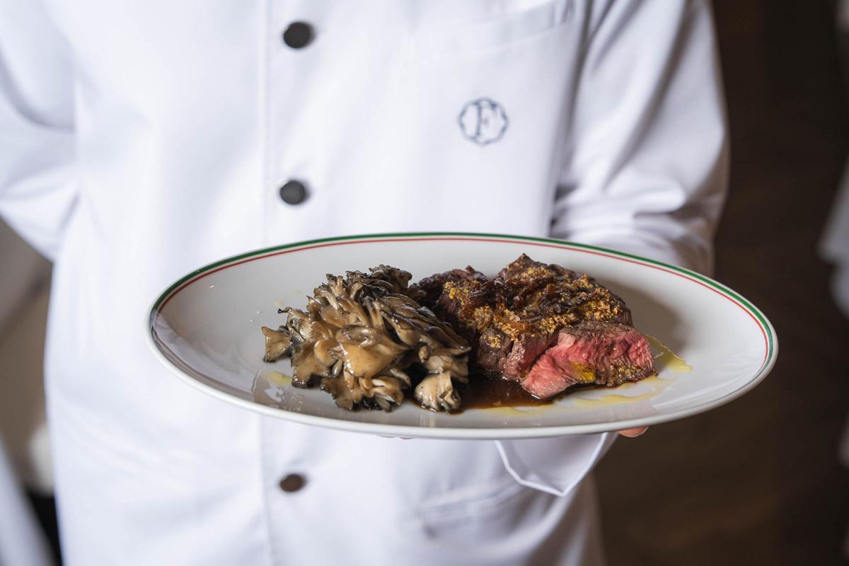 Setas de temporada en un plato de Finorri