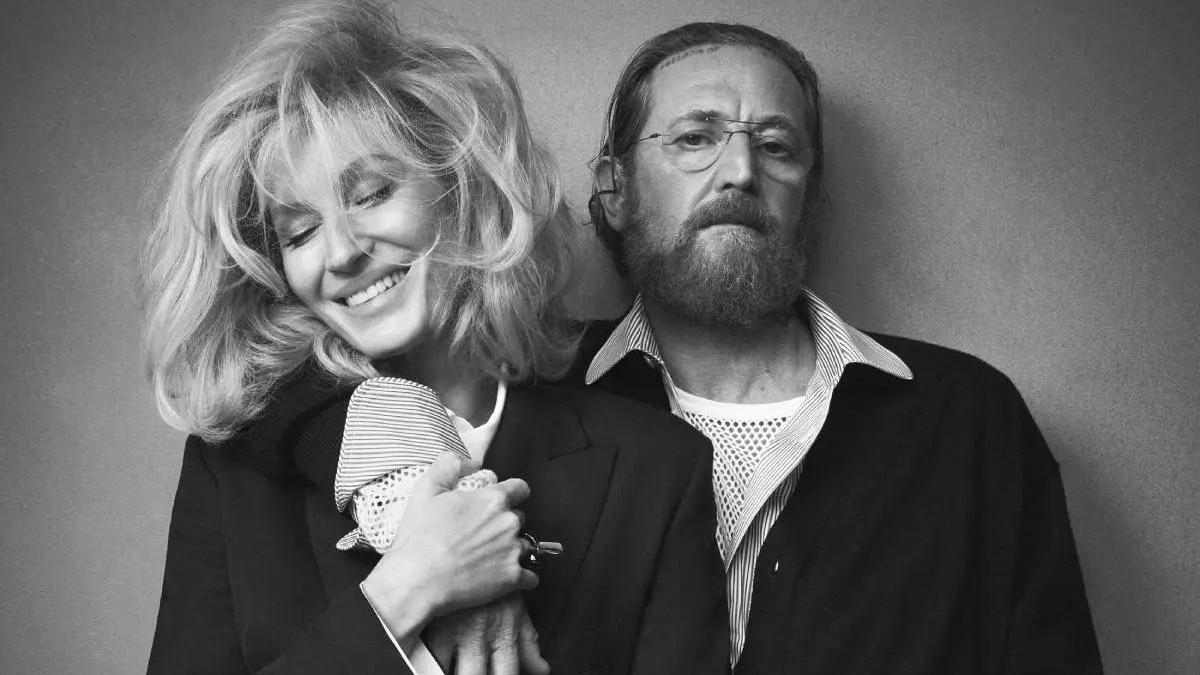 Stefano Pilati y Giselle Bündchen en una de las fotografías de su colección para Zara