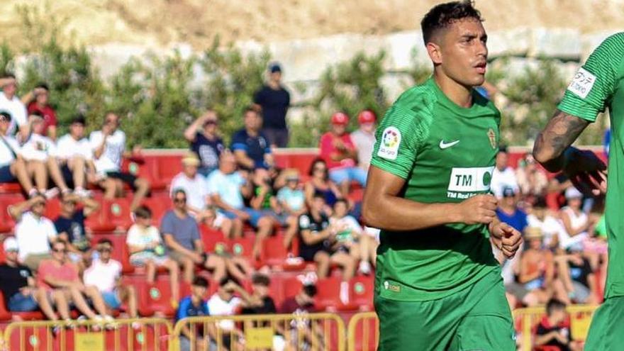 Ezequiel Ponce, durante el partido del pasado domingo en La Nucía