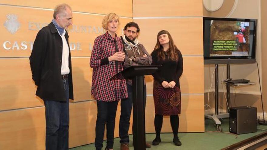 De izquierda a derecha, Juan Luis Porcar, Verònica Ruiz, Miguel Mezquida y Sheila Sancho.